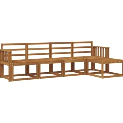 vidaXL Buiten bankenset 5 pcs Naturel Massief Acaciahout