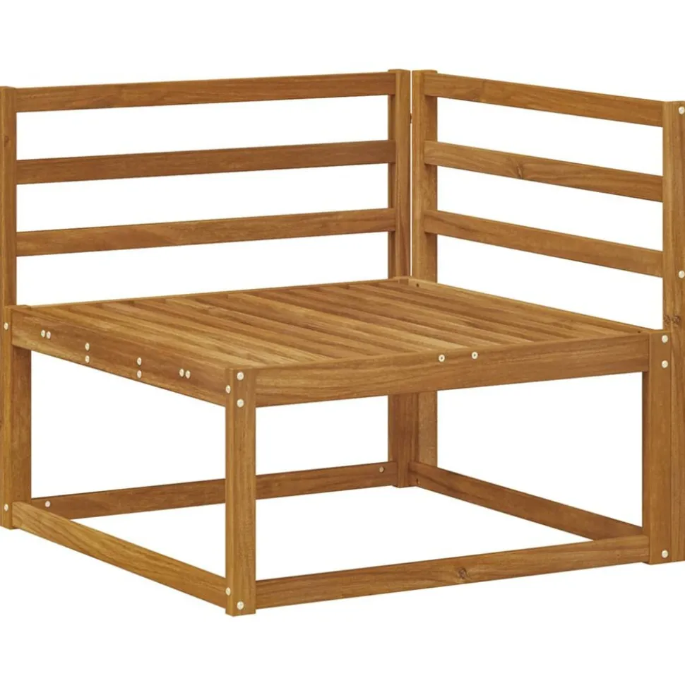 vidaXL Buiten bankenset 6 pcs Naturel Massief Acaciahout