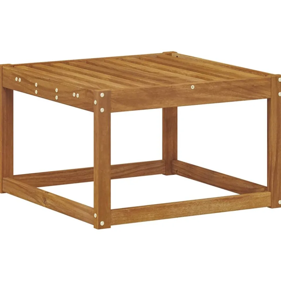 vidaXL Buiten bankenset met kussen 6 pcs Natuurlijk en Beige