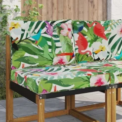 vidaXL Buiten bankkussen 2 pcs kleurrijk Polyester