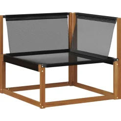 vidaXL Buiten Hoek Sofa Massief Acaciahout Naturel