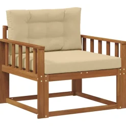 vidaXL Buiten Midden Sofa Massief Acaciahout Naturel