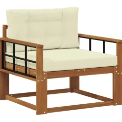 vidaXL Buiten Midden Sofa Massief Acaciahout Naturel