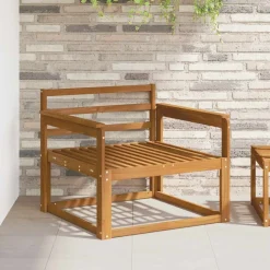 vidaXL Buiten Midden Sofa Massief Acaciahout Naturel