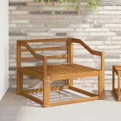 vidaXL Buiten Midden Sofa Massief Acaciahout Naturel