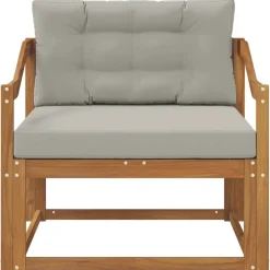 vidaXL Buiten Midden Sofa Massief Acaciahout Naturel