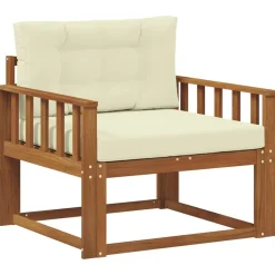 vidaXL Buiten Midden Sofa Massief Acaciahout Naturel