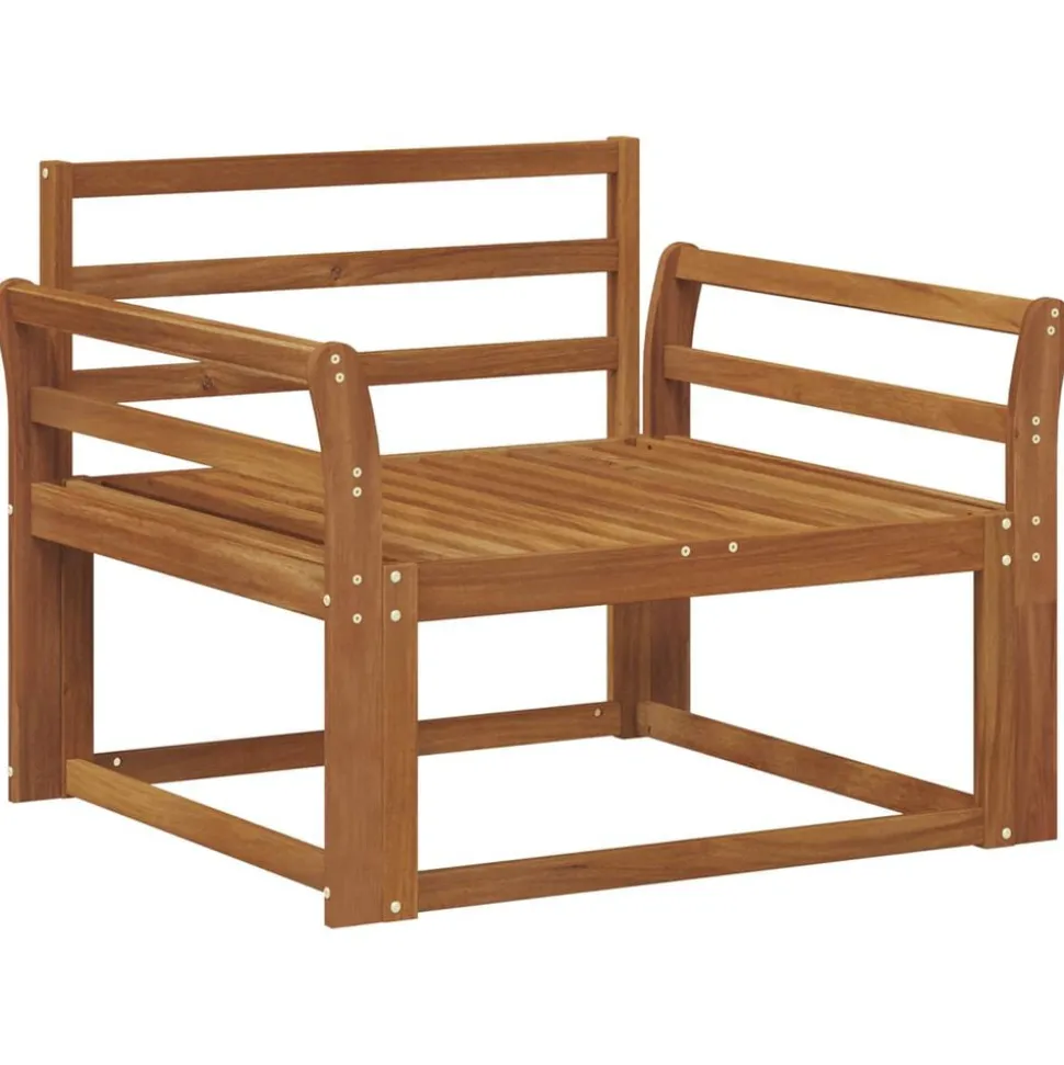 vidaXL Buiten Midden Sofa Massief Acaciahout Naturel