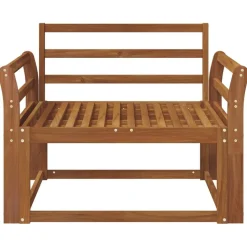 vidaXL Buiten Midden Sofa Massief Acaciahout Naturel