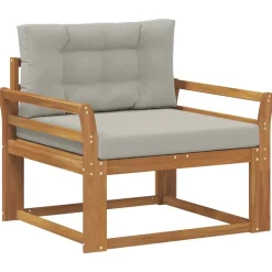vidaXL Buiten Midden Sofa Massief Acaciahout Naturel