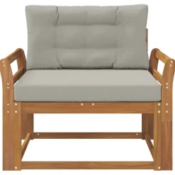 vidaXL Buiten Midden Sofa Massief Acaciahout Naturel