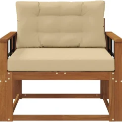 vidaXL Buiten Midden Sofa Massief Acaciahout Naturel