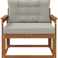 vidaXL Buiten Midden Sofa Massief Acaciahout Naturel