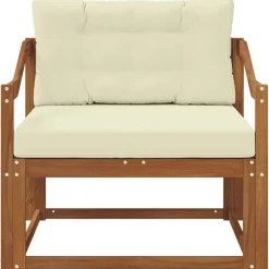 vidaXL Buiten Midden Sofa Massief Acaciahout Naturel