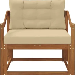 vidaXL Buiten Midden Sofa Massief Acaciahout Naturel