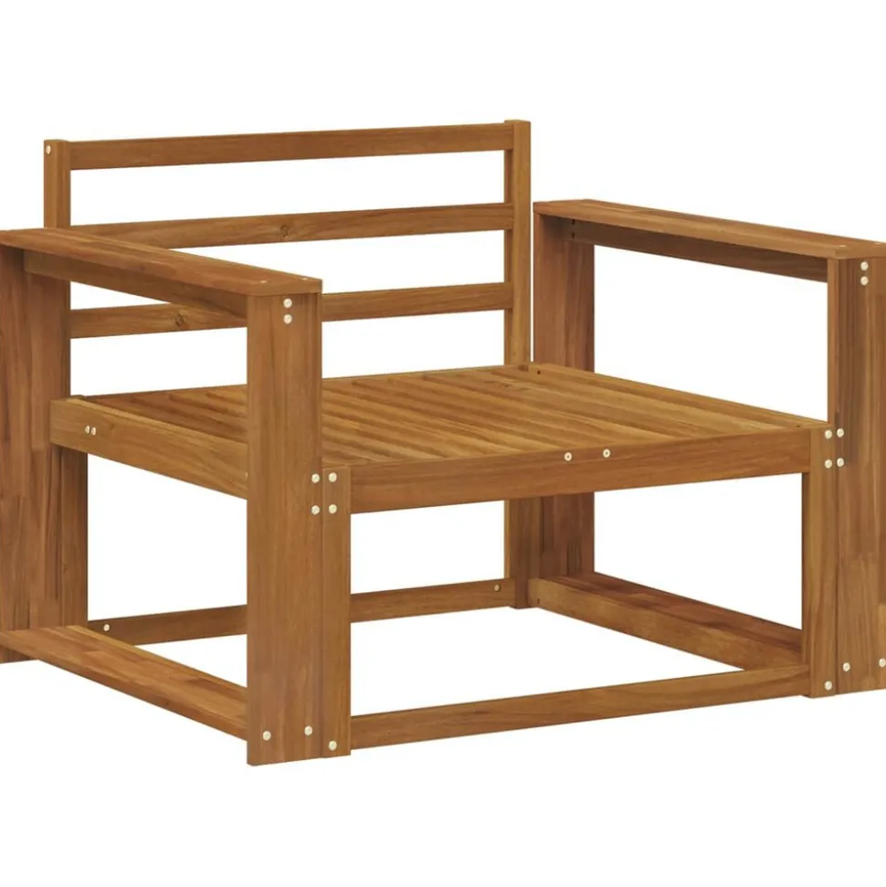 vidaXL Buiten Midden Sofa Massief Acaciahout Naturel