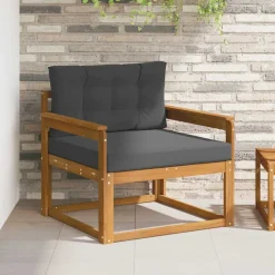 vidaXL Buiten Midden Sofa Massief Acaciahout Naturel
