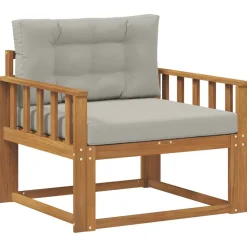 vidaXL Buiten Midden Sofa Massief Acaciahout Naturel
