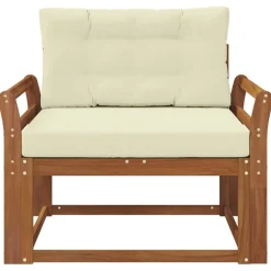 vidaXL Buiten Midden Sofa Massief Acaciahout Naturel