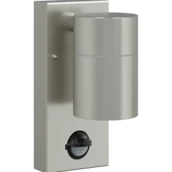 vidaXL Buiten Wandlamp Zilver 6,5 x 10,5 x 16 cm RVS en Glas