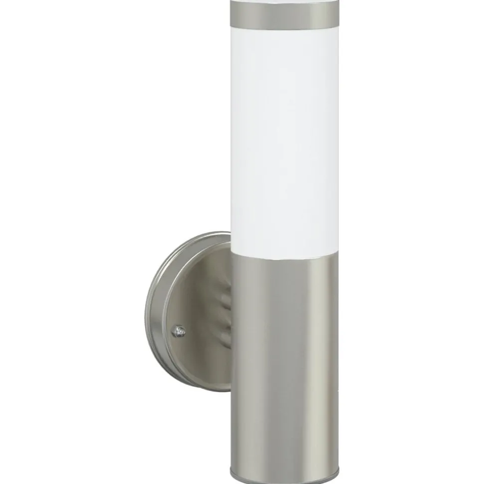 vidaXL Buiten Wandlamp Zilver 15 x 7,5 x 33 cm