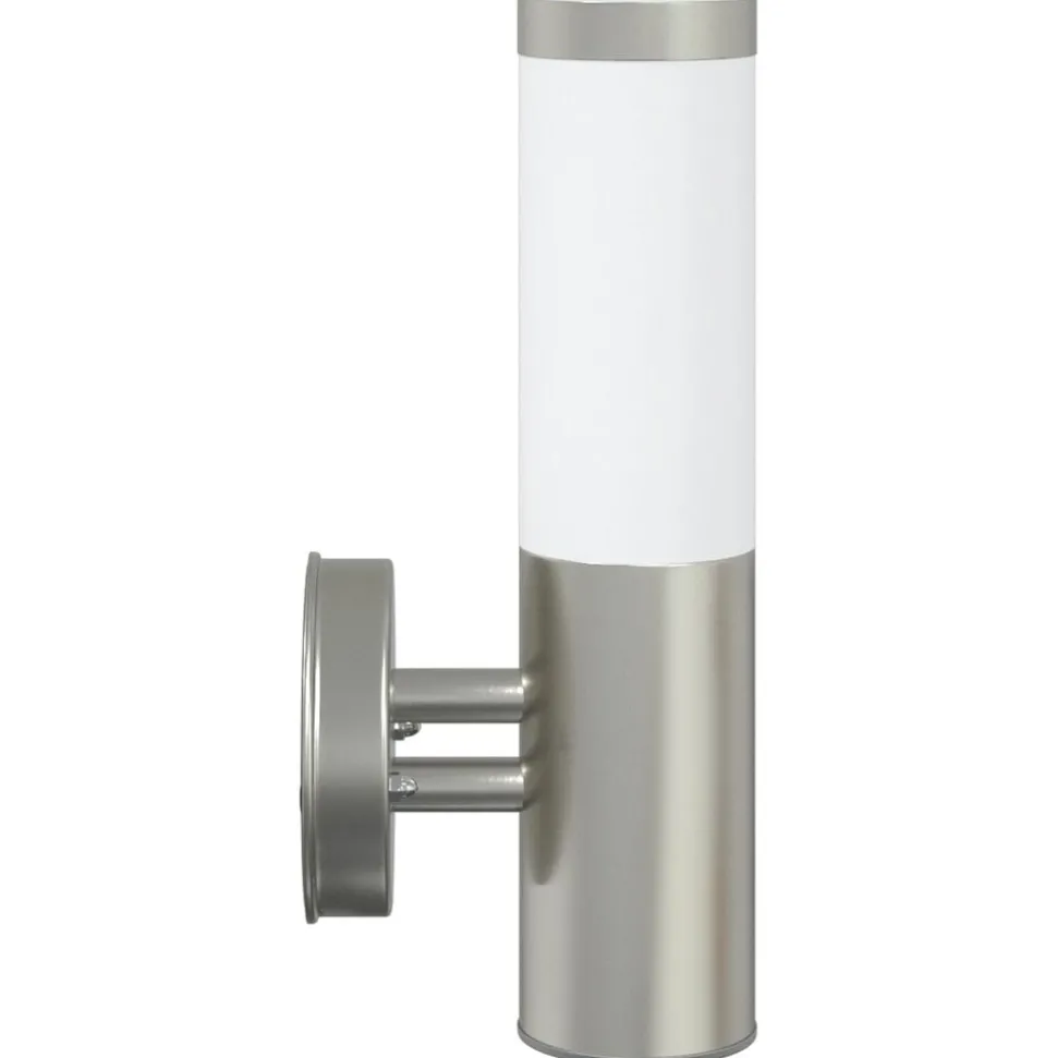 vidaXL Buiten Wandlamp Zilver 15 x 7,5 x 33 cm