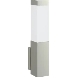vidaXL Buiten Wandlamp Zilver 10.5 x 6 x 33 cm