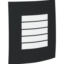 vidaXL Buiten Wandlamp Zwart 23.5 x 9 x 26 cm