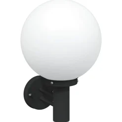 vidaXL Buiten Wandlamp Zwart 28 x 25 x 38 cm