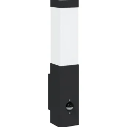 vidaXL Buiten Wandlamp Zwart 10.5 x 6 x 33 cm