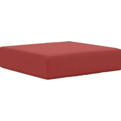 vidaXL Buiten Zitkussen Wijnrood 40 x 40 x 8 cm 100% Polyester