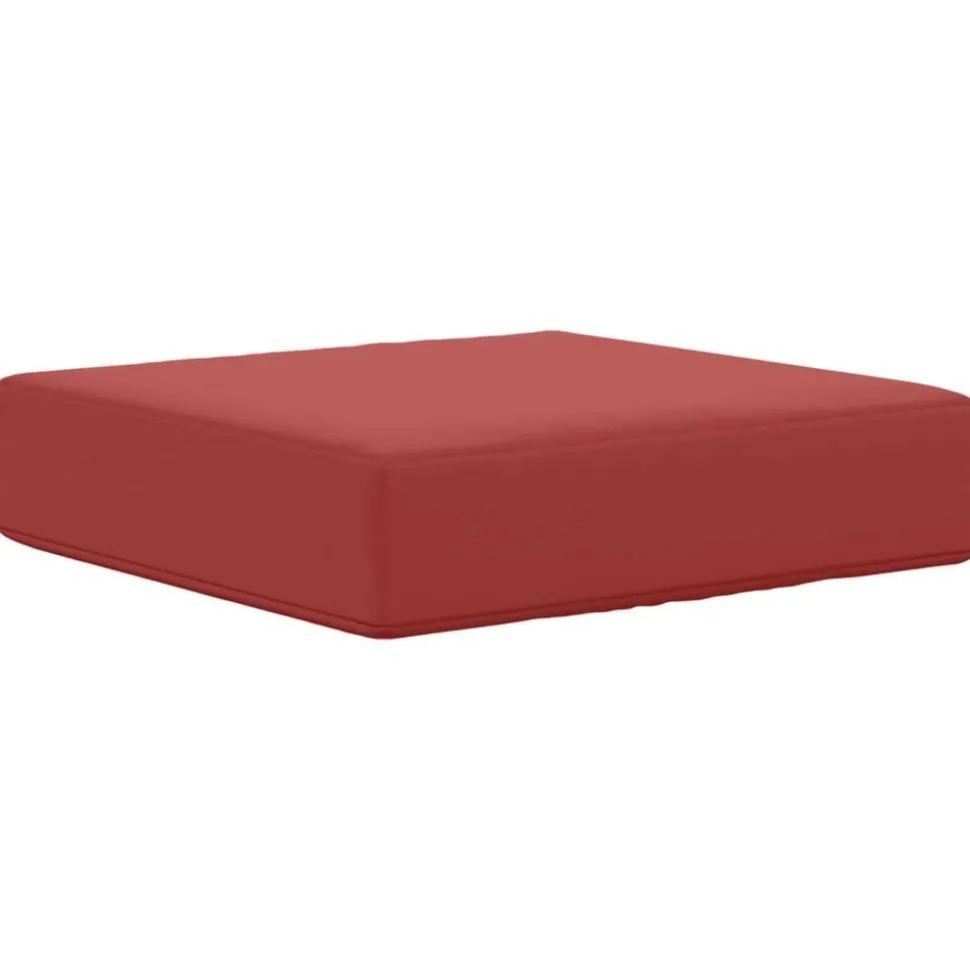 vidaXL Buiten Zitkussen Wijnrood 40 x 40 x 8 cm 100% Polyester