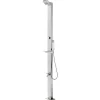 vidaXL Buitendouche 220 cm roestvrij staal