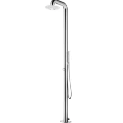 vidaXL Buitendouche 225 cm roestvrij staal