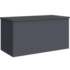 vidaXL Buitenopslagdoos Antraciet 100 x 50,5 x 50 cm Staal