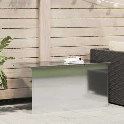 vidaXL Buitenopslagdoos Zilver 100 x 50,5 x 50 cm Staal
