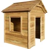 vidaXL Buitenspeelhuis 120x120x146 cm grenenhout