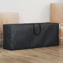 vidaXL Buitent Opslagtas Zwart 125 x 32 x 50 cm 210D Oxford Stof