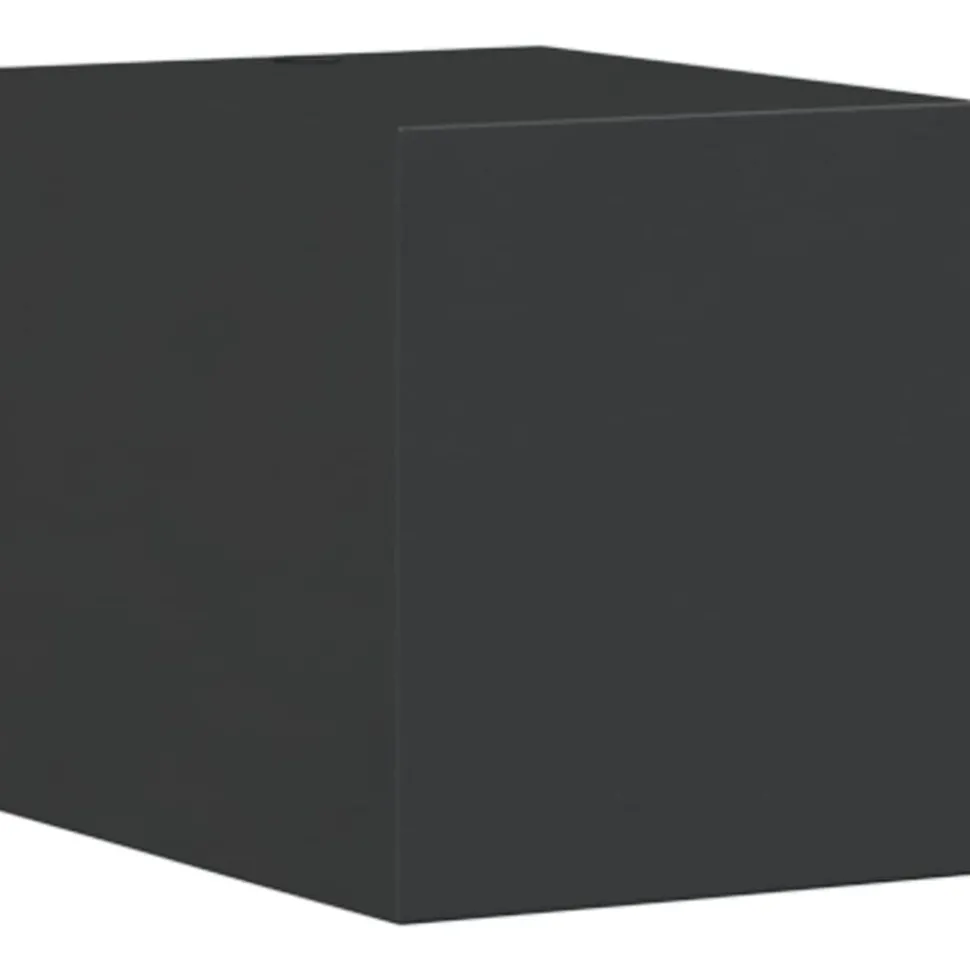 vidaXL Buitenwandlamp gegoten aluminium zwart
