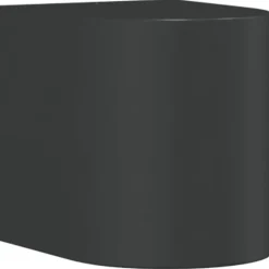 vidaXL Buitenwandlamp gegoten aluminium zwart