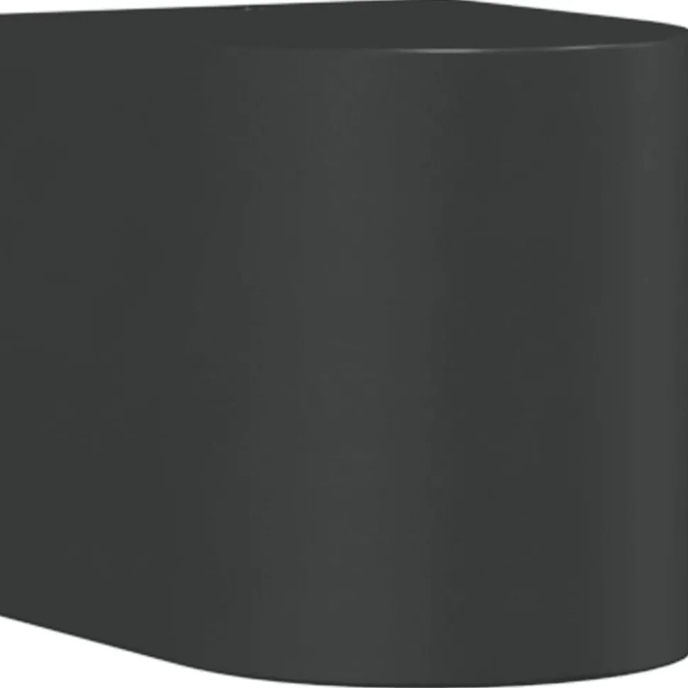 vidaXL Buitenwandlamp gegoten aluminium zwart
