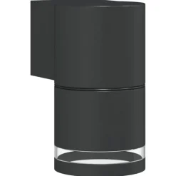 vidaXL Buitenwandlamp gegoten aluminium zwart