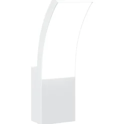 vidaXL Buitenwandlamp LED gegoten aluminium wit