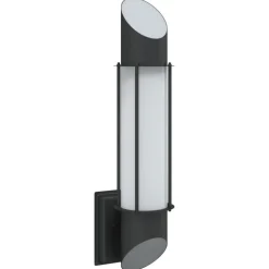 vidaXL Buitenwandlamp roestvrij staal zwart