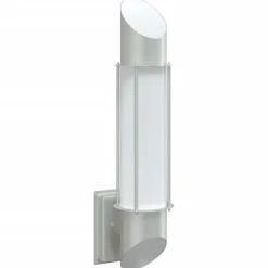 vidaXL Buitenwandlamp roestvrij staal zilverkleurig