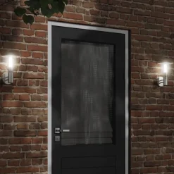 vidaXL Buitenwandlamp roestvrij staal zilverkleurig
