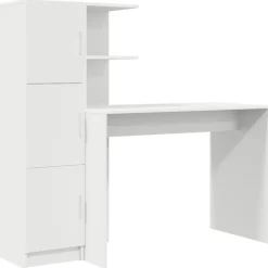 vidaXL Bureau 2 pcs Wit