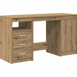 vidaXL Bureau met kast Artisan Oak Engineered Wood