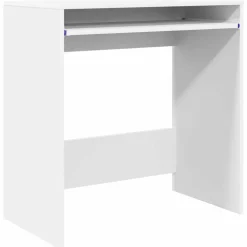 vidaXL Bureau met lade met opslag Wit 77.5 x 43 x 79 cm Bewerkt hout