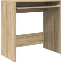 vidaXL Bureau met lade Sonoma Eiken 77.5 x 43 x 79 cm Bewerkt hout